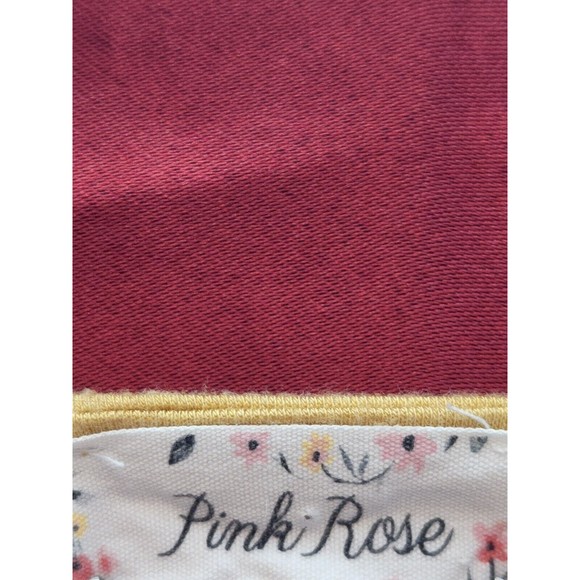 Pink Rose Size Womens Small Tank Top Blouse Yellow Flowers Floral Boho Strappy S - Picture 3 of 6